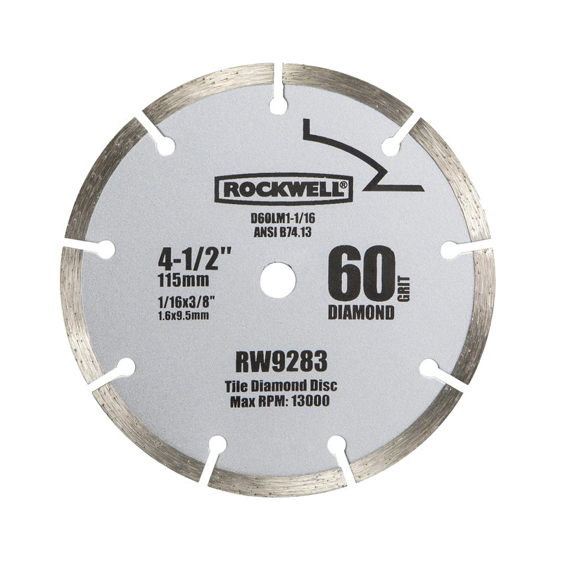 4-1/2"  Compact Diamond Circular Saw Blade, Model RW9283